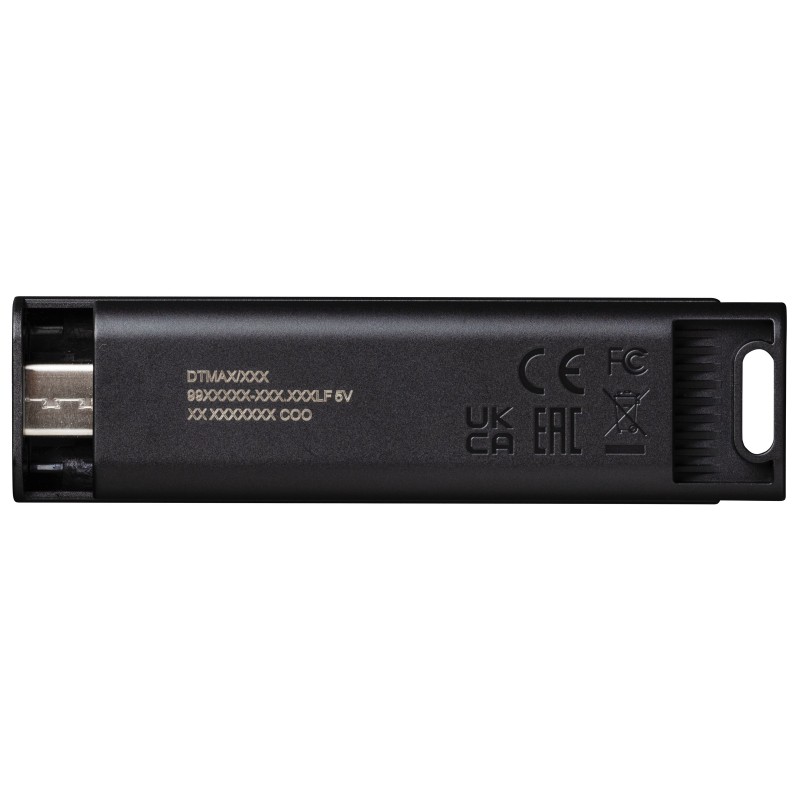 PEN DRIVE 512GB KINGSTON DATA TRAVELER MAX 1000R/900W USB-C PRETA - Imagem 3
